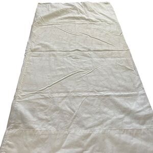 Ralph Lauren King White 100% Cotton Textured‎ Print Single Pillow Case